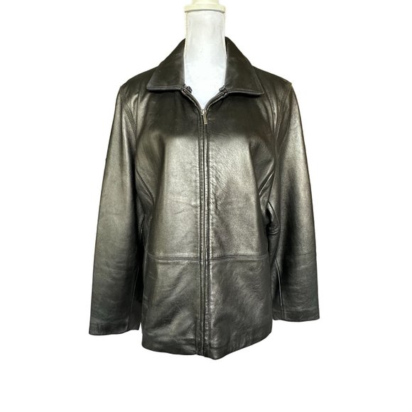 Blassport Jackets & Blazers - Blassport Leather Jacket Coat Women's Size XXL 2 Pocket Black